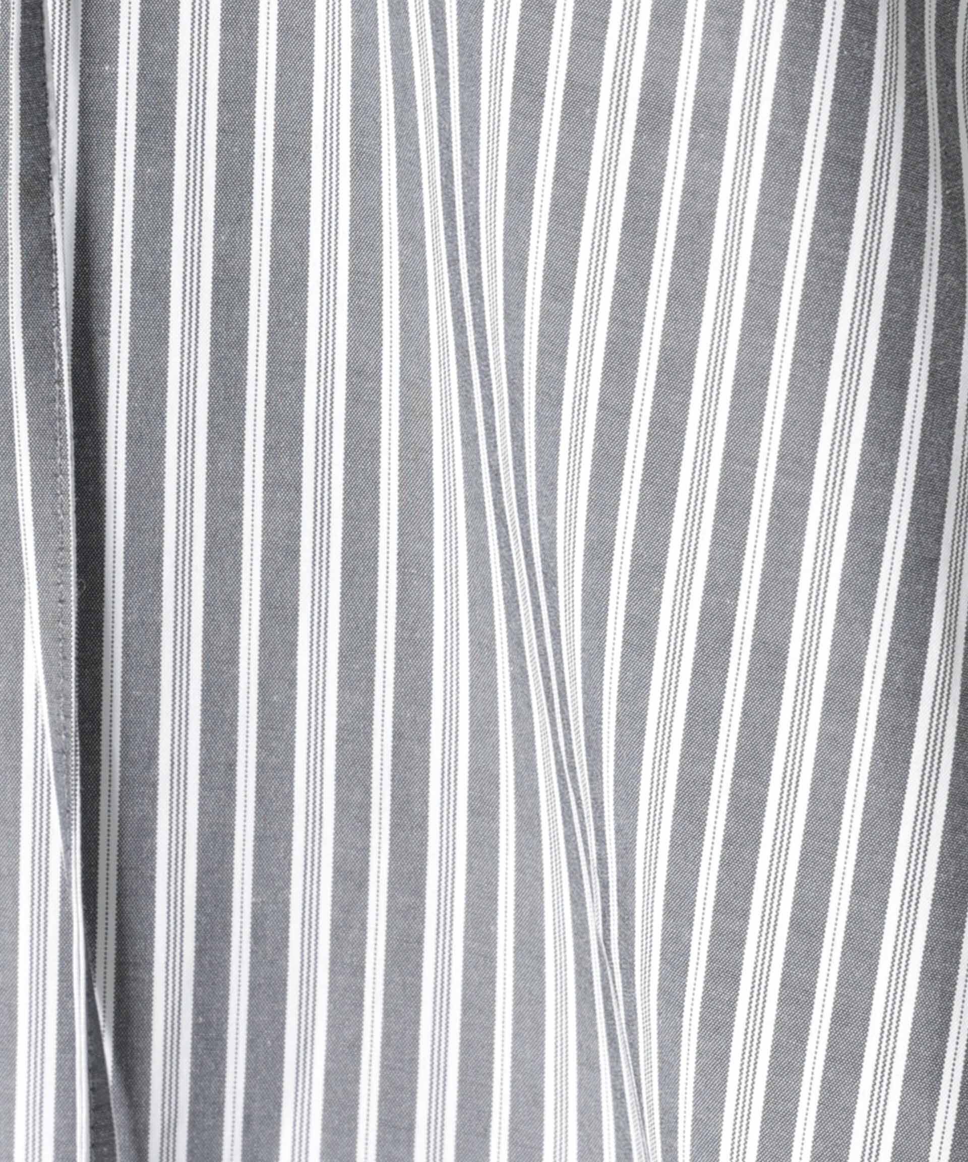 nano･universe「ストライプフリルシャツ」|シャツ・ブラウス|