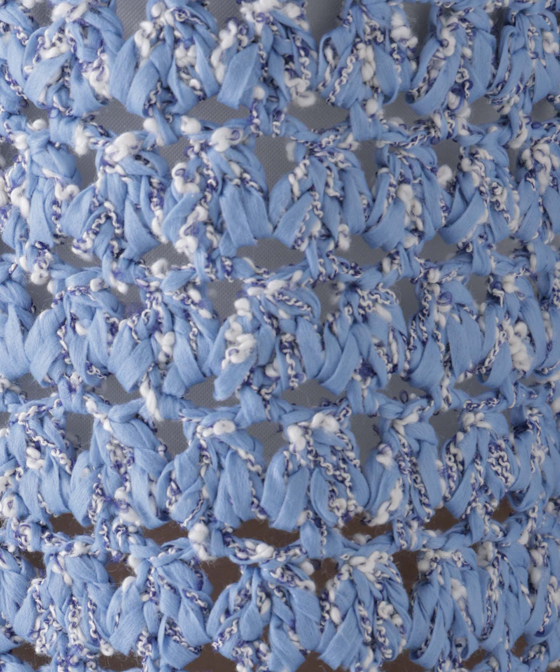 nano･universe「ミックスヤーンクロシェカーディガン」|ニット・セーター|