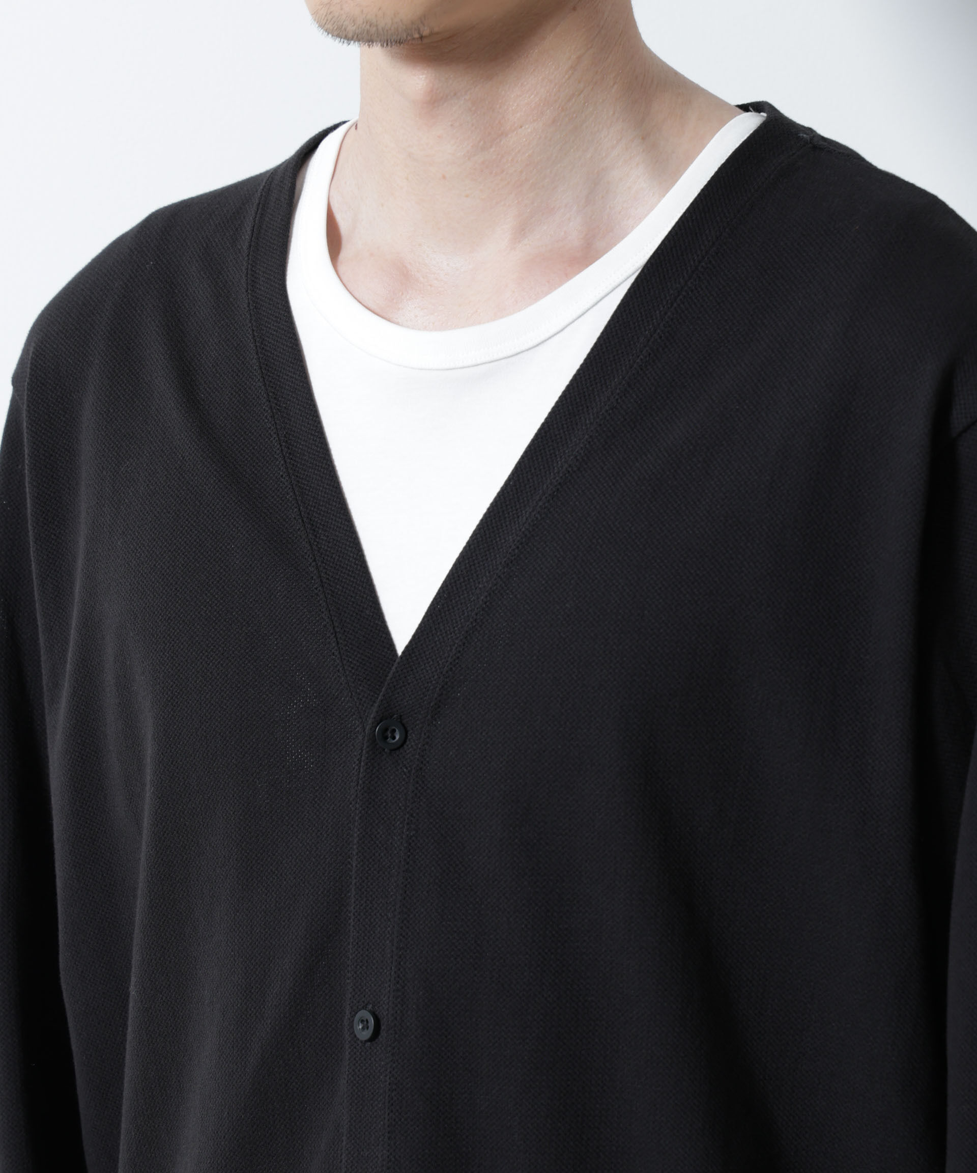 nano･universe「エアパッセージ ジャージーカーディガン」|Tシャツ・カットソー|