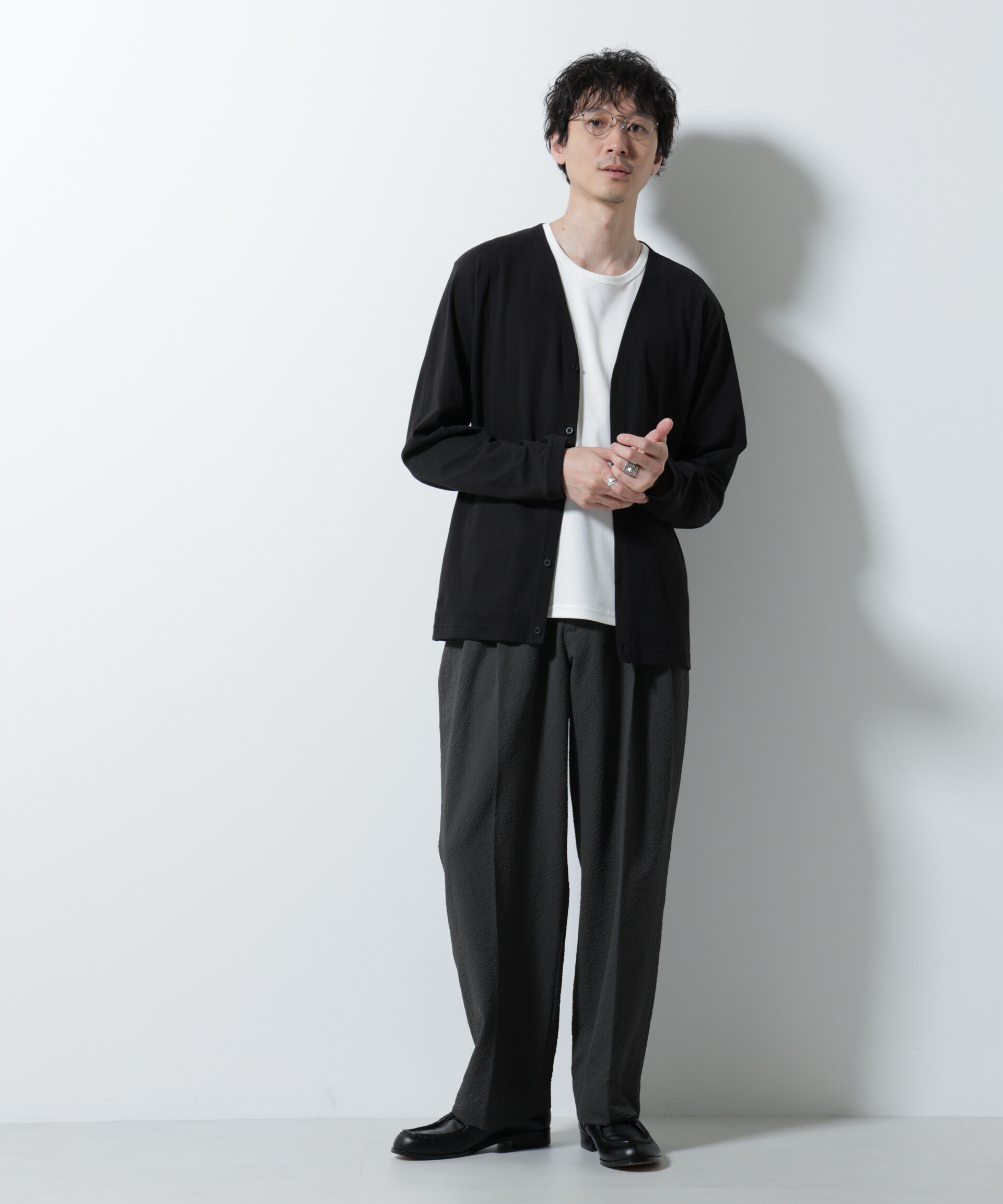 nano･universe「エアパッセージ ジャージーカーディガン」|Tシャツ・カットソー|