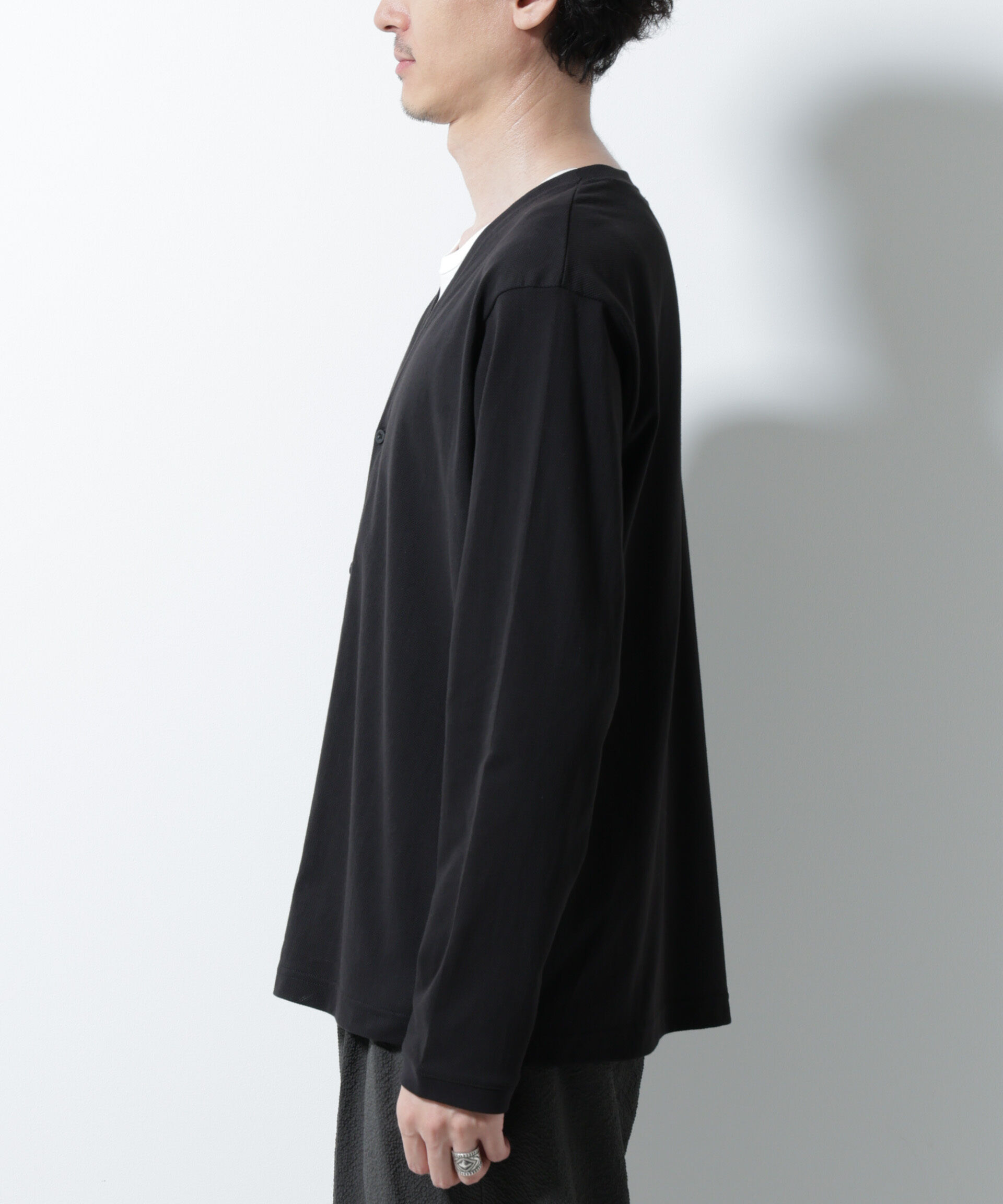 nano･universe「エアパッセージ ジャージーカーディガン」|Tシャツ・カットソー|