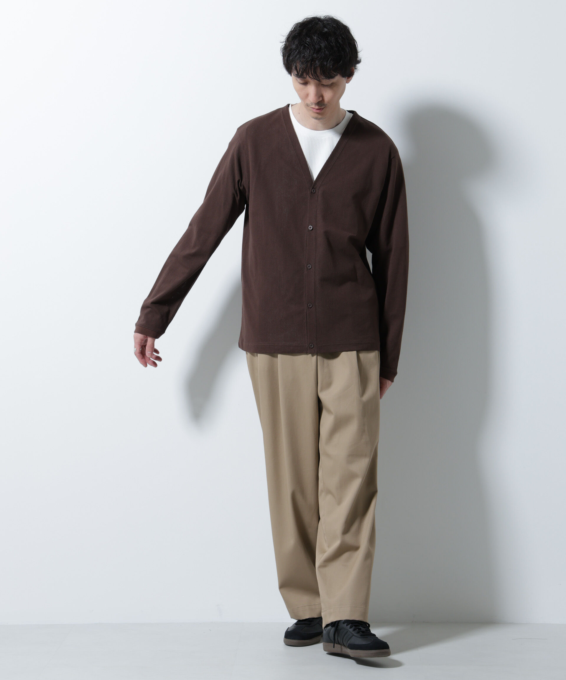 nano･universe「エアパッセージ ジャージーカーディガン」|Tシャツ・カットソー|