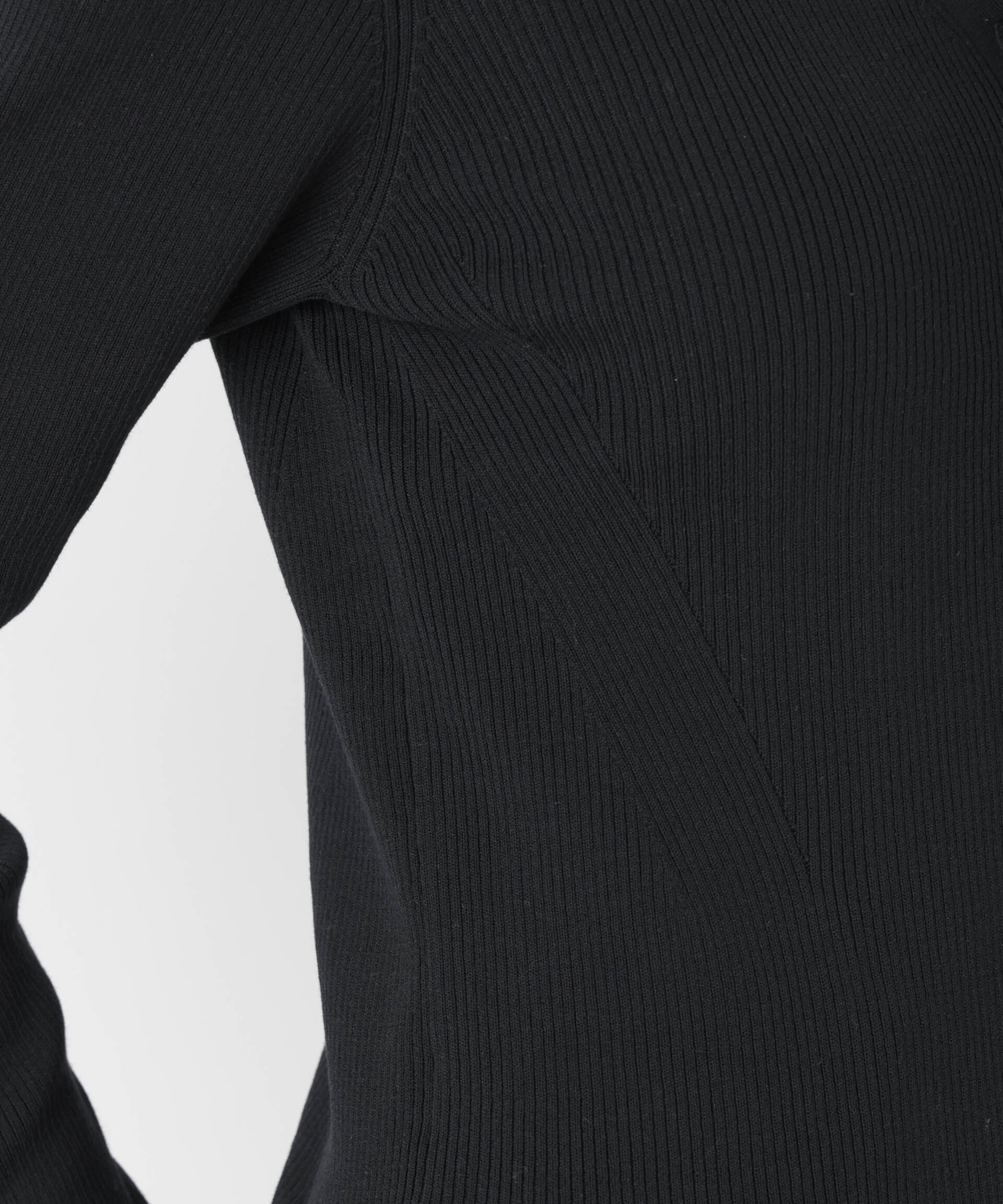 nano･universe「ウォッシャブルハイツイストVネックリブカーディガン」|ニット・セーター|