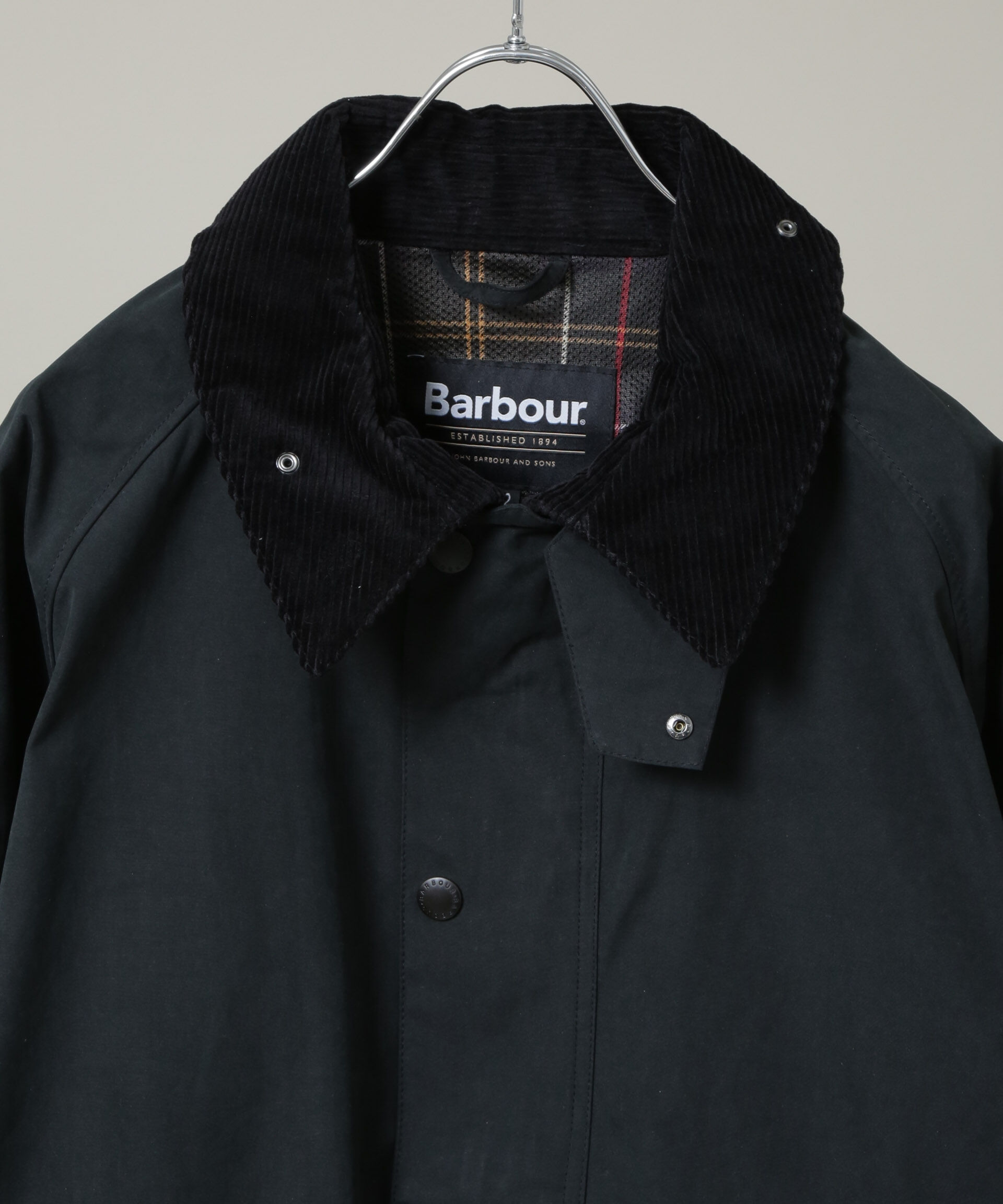 nano･universe「Barbour/OS TRANSPORTER CASUAL JACKET」|ブルゾン・スタジャン|