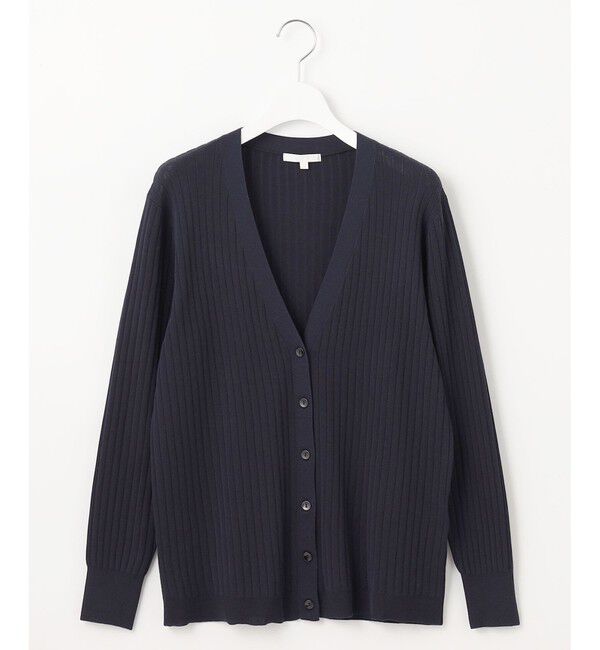 自由区「【アンサンブル対応・洗える】ハイツイストコットンアセテート カーディガン」|カーディガン|