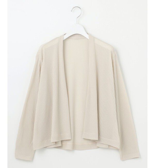 自由区「【アンサンブル対応・洗える】ハンディ カーディガン ショート丈」|カーディガン|