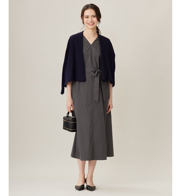 自由区「【アンサンブル対応・洗える】ハンディ カーディガン ショート丈」|カーディガン|