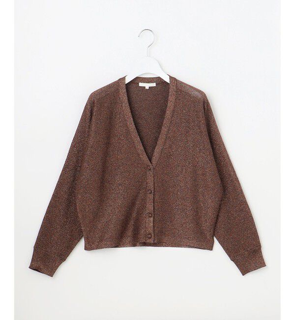 自由区「【カタログ掲載】カラーミックスラメ カーディガン」|カーディガン|