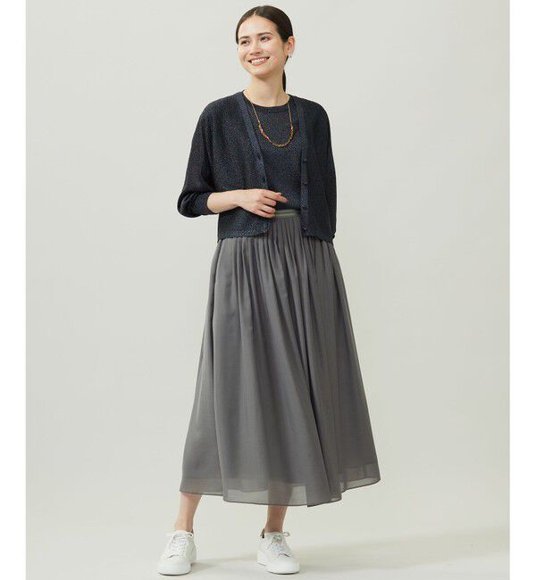 自由区「【カタログ掲載】カラーミックスラメ カーディガン」|カーディガン|