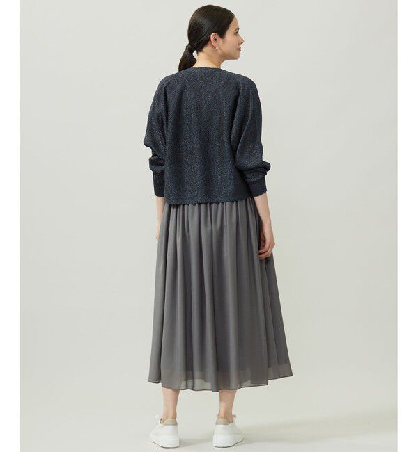 自由区「【カタログ掲載】カラーミックスラメ カーディガン」|カーディガン|