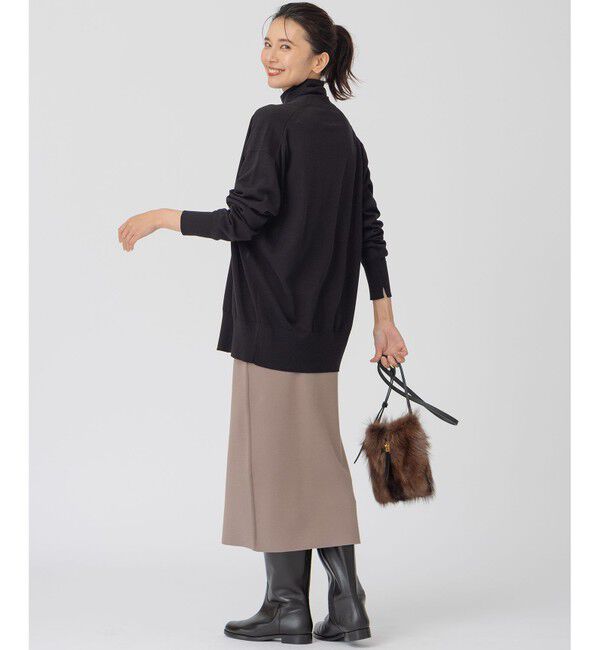 23区「シルクコットン ベーシック カーディガン」|カーディガン|