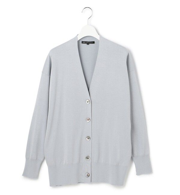 23区「シルクコットン ベーシック カーディガン」|カーディガン|