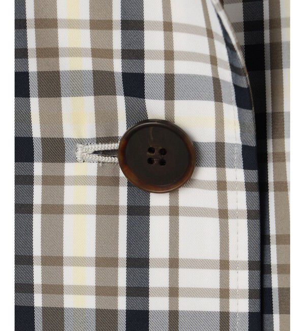 23区「メモリーチェック トレンチコート」|トレンチコート|