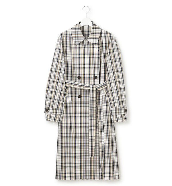 23区「メモリーチェック トレンチコート」|トレンチコート|