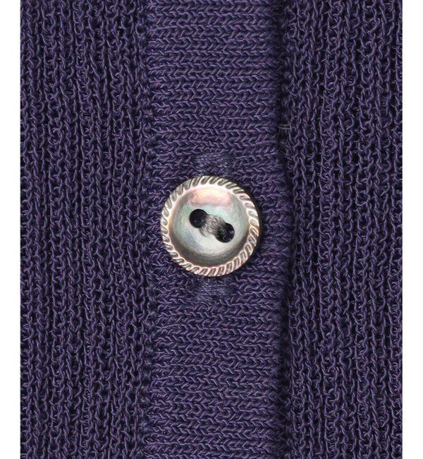 23区「【SLOW/一部店舗限定】シアーサマー リブ カーディガン」|カーディガン|