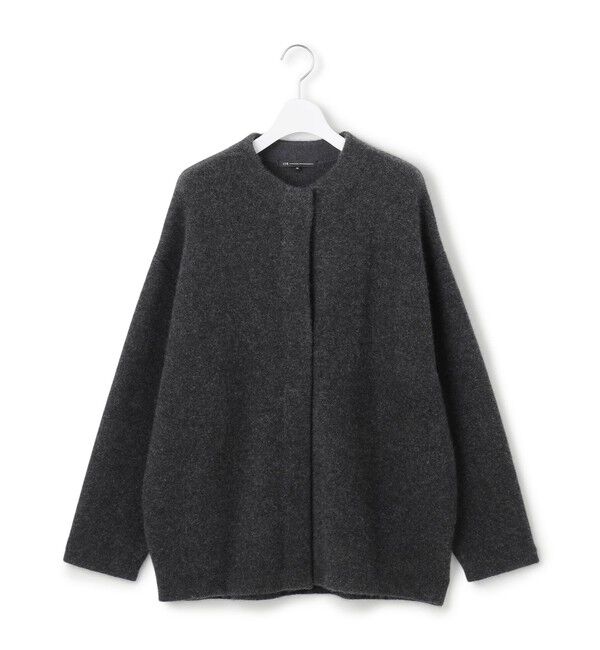 23区「【見上愛さん着用】ラクーンブレンドダブルフェイス ニット アウター」|カーディガン|