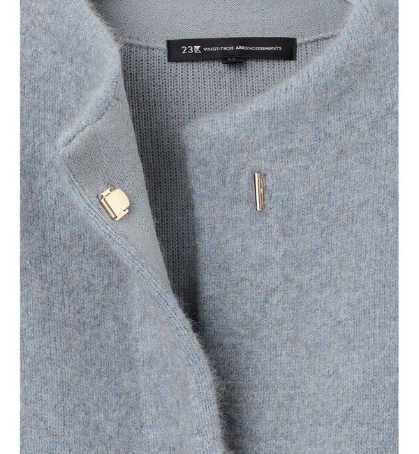 23区「【見上愛さん着用】ラクーンブレンドダブルフェイス ニット アウター」|カーディガン|