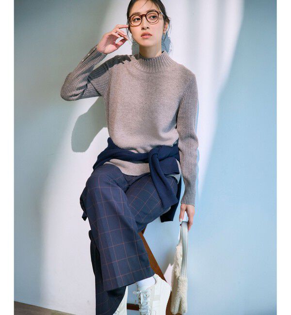 23区「【滝沢眞規子さん着用/Oggi掲載】コットンカシミヤ ポケット カーディガン」|カーディガン|