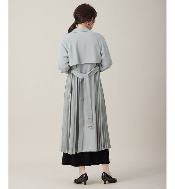 any SiS「【UVカット・花粉ガード】プリーツデザイントレンチ コート」|トレンチコート|