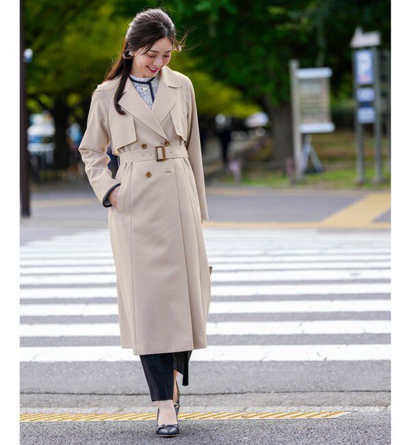 ANY SIS「エレガントロング トレンチ コート」|トレンチコート|