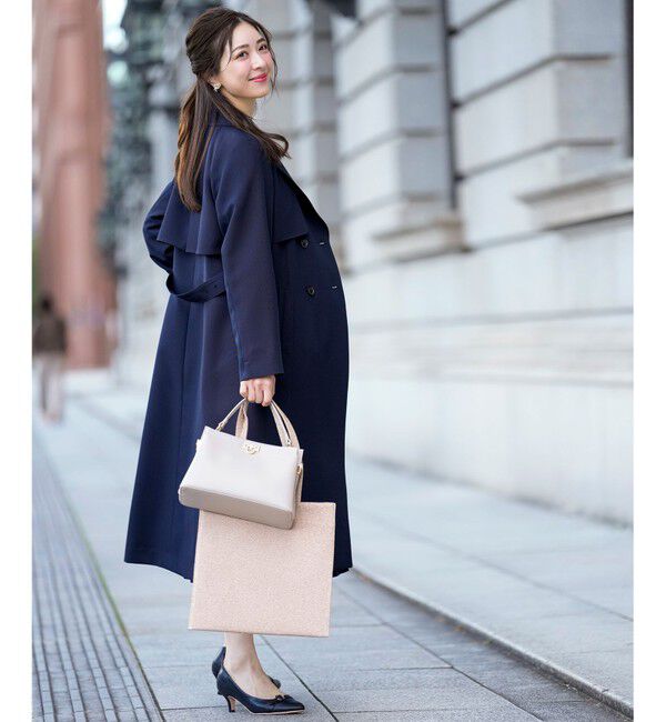 ANY SIS「エレガントロング トレンチ コート」|トレンチコート|