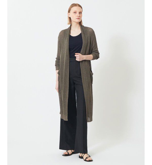 BEIGE,「OPTICAL / ロングカーディガン」|カーディガン|