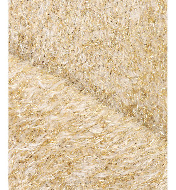 BEIGE,「【洗える】MARRONNIERS / ラメテープヤーンカーディガン」|カーディガン|