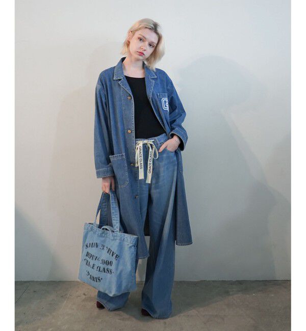 Grace Class「レタードデニムトート」|トートバッグ|