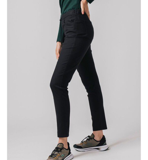 LACOSTE「ストレッチスキニーイージーパンツ」|チノ|ブラック