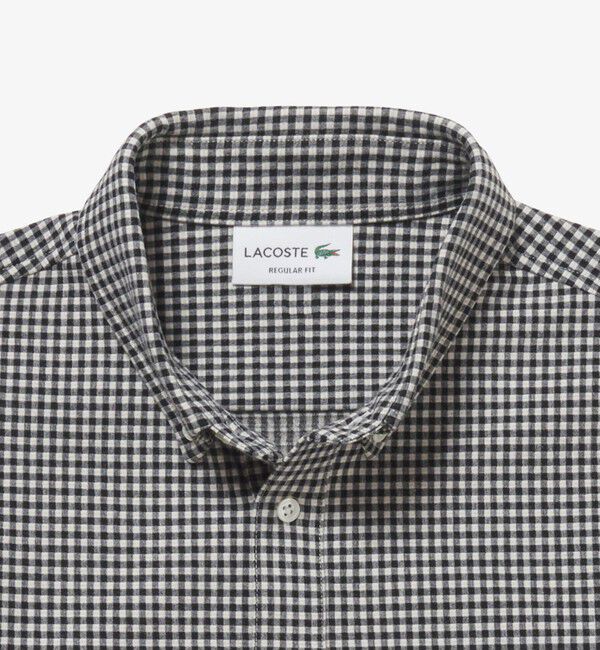 LACOSTE「クールマックスブレンドジャガード半袖ポロシャツ」|ポロシャツ|