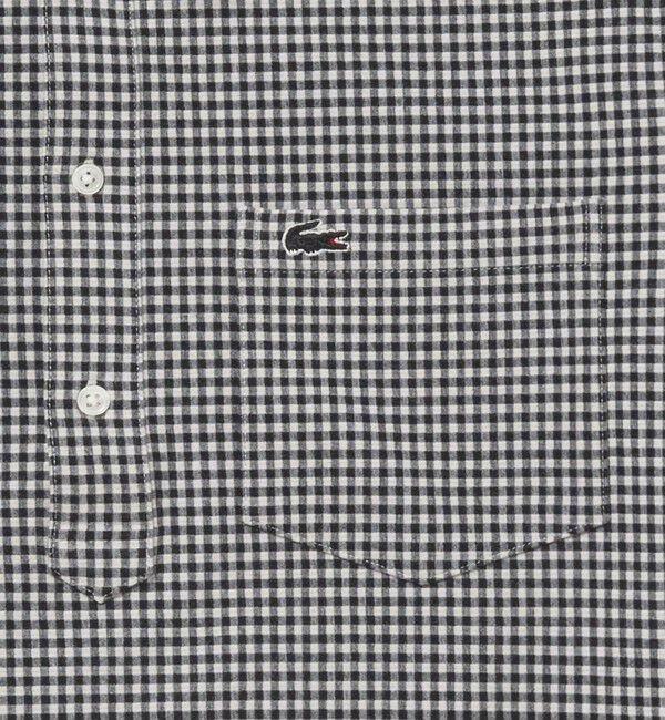 LACOSTE「クールマックスブレンドジャガード半袖ポロシャツ」|ポロシャツ|