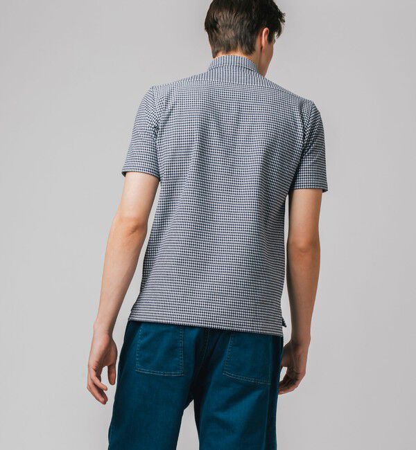 LACOSTE「クールマックスブレンドジャガード半袖ポロシャツ」|ポロシャツ|