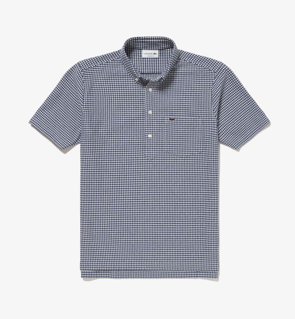 LACOSTE「クールマックスブレンドジャガード半袖ポロシャツ」|ポロシャツ|