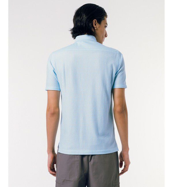 LACOSTE「クールマックスブレンドジャガード半袖ポロシャツ」|ポロシャツ|