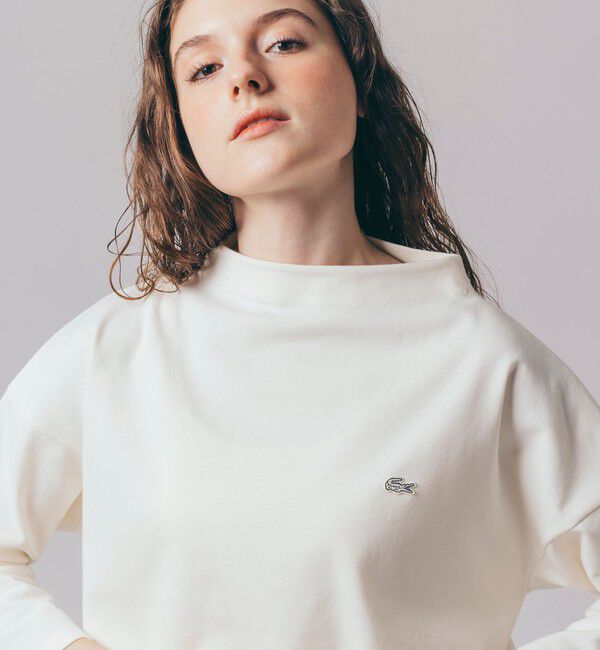 LACOSTE「ボトルネックミラノリブプルオーバー トレーナー」|スウェット・ジャージ|