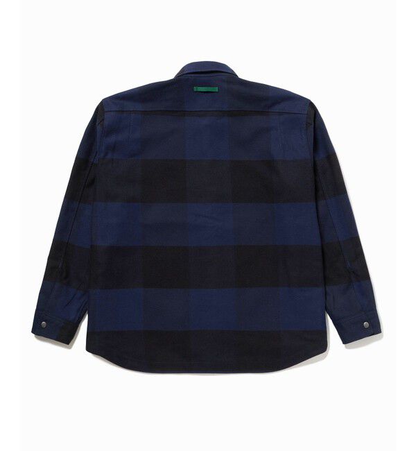 LACOSTE「プレーン&times;バッファローチェックリバーシブルシャツアウター」|シャツ・ブラウス|