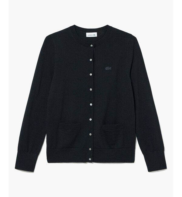 LACOSTE「ウォッシャブルウールニットカーディガン」|カーディガン|