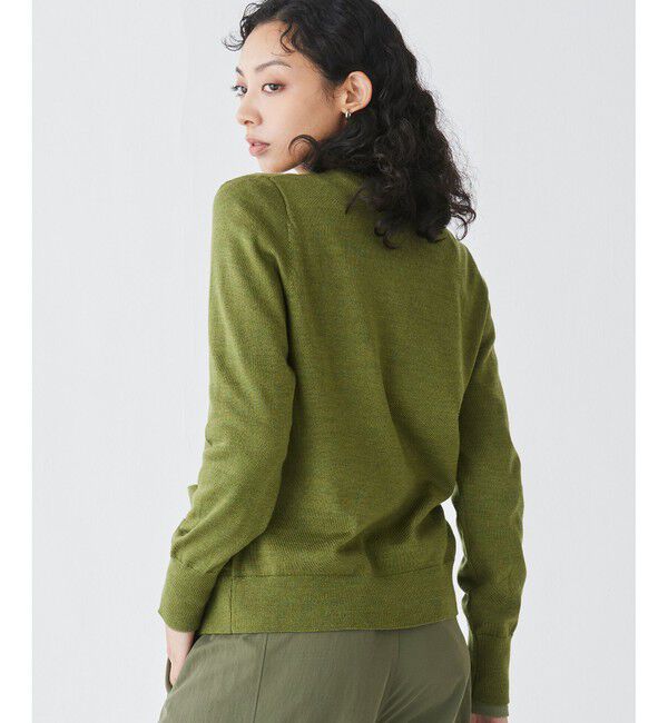 LACOSTE「ウォッシャブルウールニットカーディガン」|カーディガン|