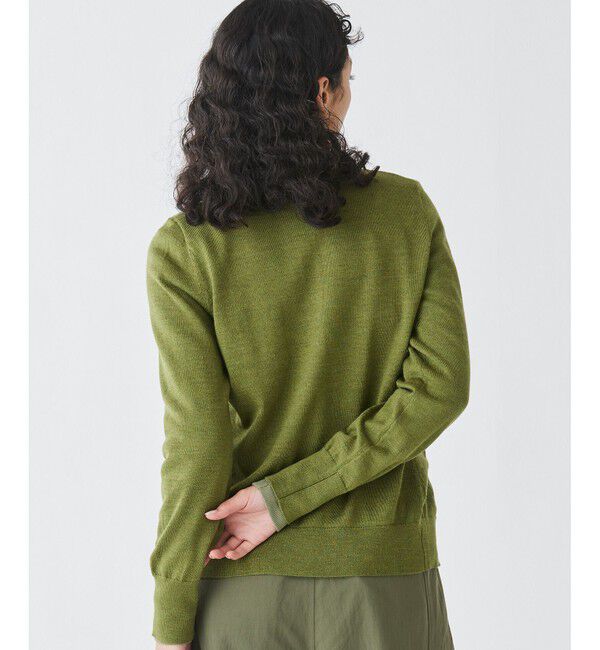 LACOSTE「ウォッシャブルウールニットカーディガン」|カーディガン|