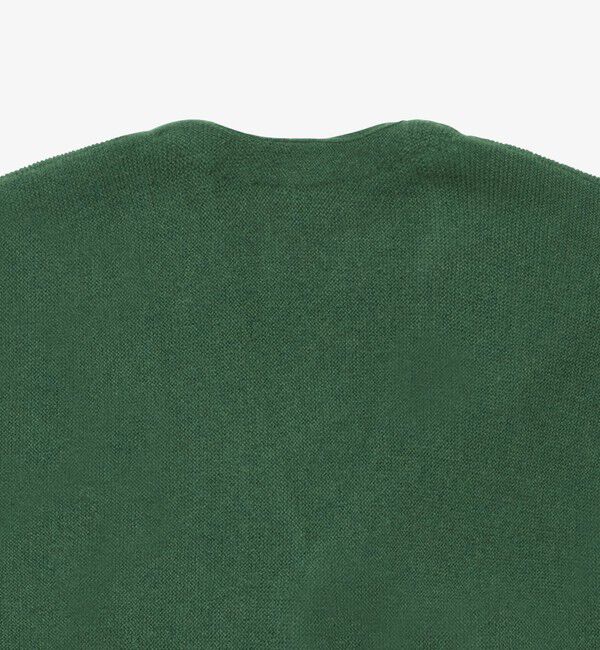 LACOSTE「ガーター編みVネックカーディガン」|カーディガン|