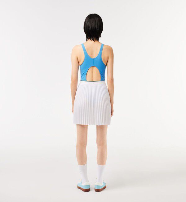 LACOSTE「配色ウエストプリーツテニススカート」|スカート|
