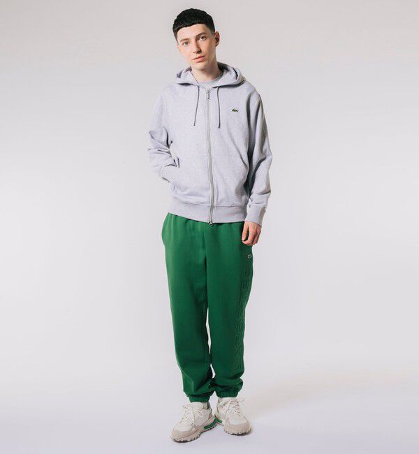 LACOSTE「プレミアムスウェットジップフーディー」|パーカー|