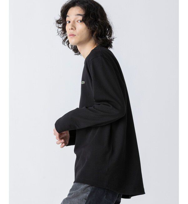 LACOSTE「クラシックフィット ビッグピケ ロングスリーブTシャツ」|Tシャツ・カットソー|