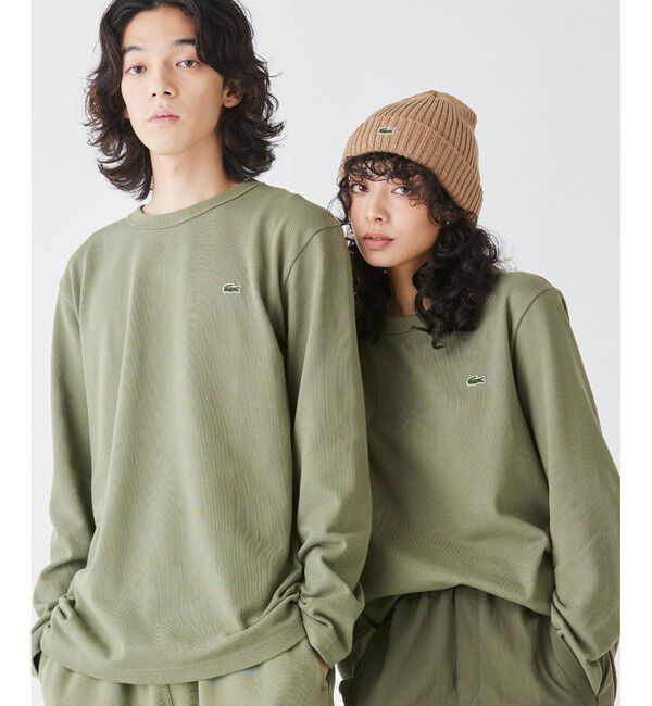 LACOSTE「クラシックフィット ビッグピケ ロングスリーブTシャツ」|Tシャツ・カットソー|