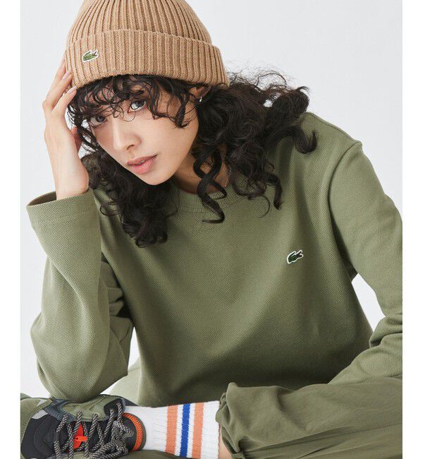 LACOSTE「クラシックフィット ビッグピケ ロングスリーブTシャツ」|Tシャツ・カットソー|