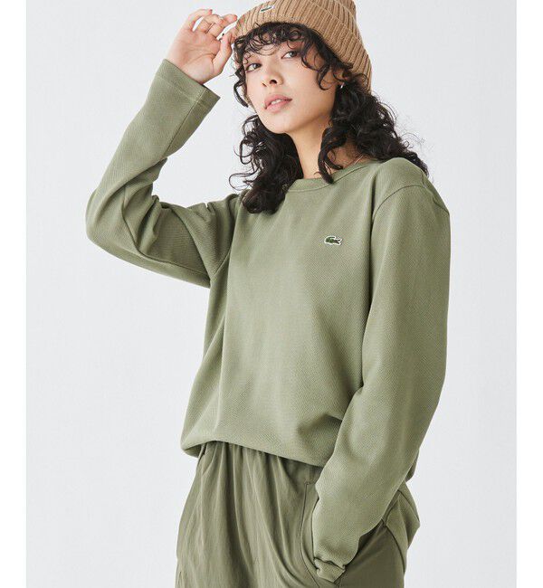 LACOSTE「クラシックフィット ビッグピケ ロングスリーブTシャツ」|Tシャツ・カットソー|