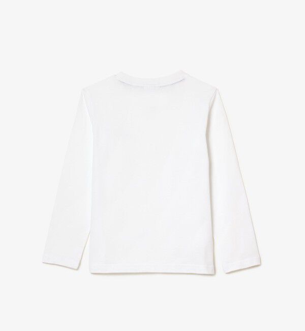 LACOSTE「JUNIORベーシックワニロゴパッチ長袖Tシャツ」|Tシャツ・カットソー|
