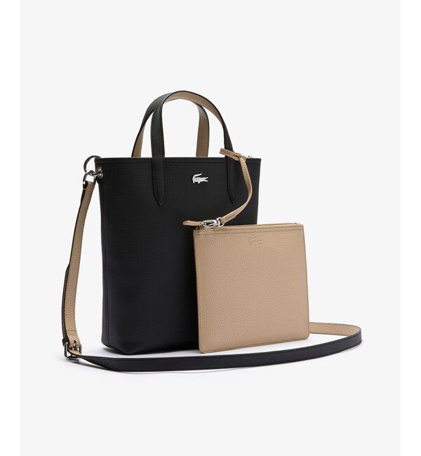 LACOSTE「ANNAリバーシブル縦型トート」|トートバッグ|