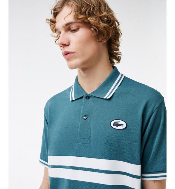 LACOSTE「フロッキープリントL.12.12ポロシャツ」|ポロシャツ|