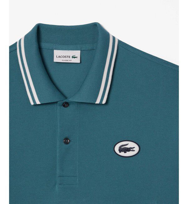 LACOSTE「フロッキープリントL.12.12ポロシャツ」|ポロシャツ|